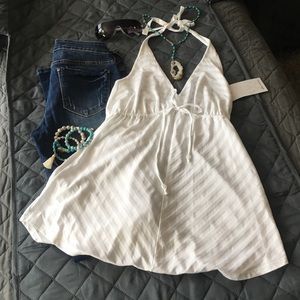 NWT Ella Moss white halter top